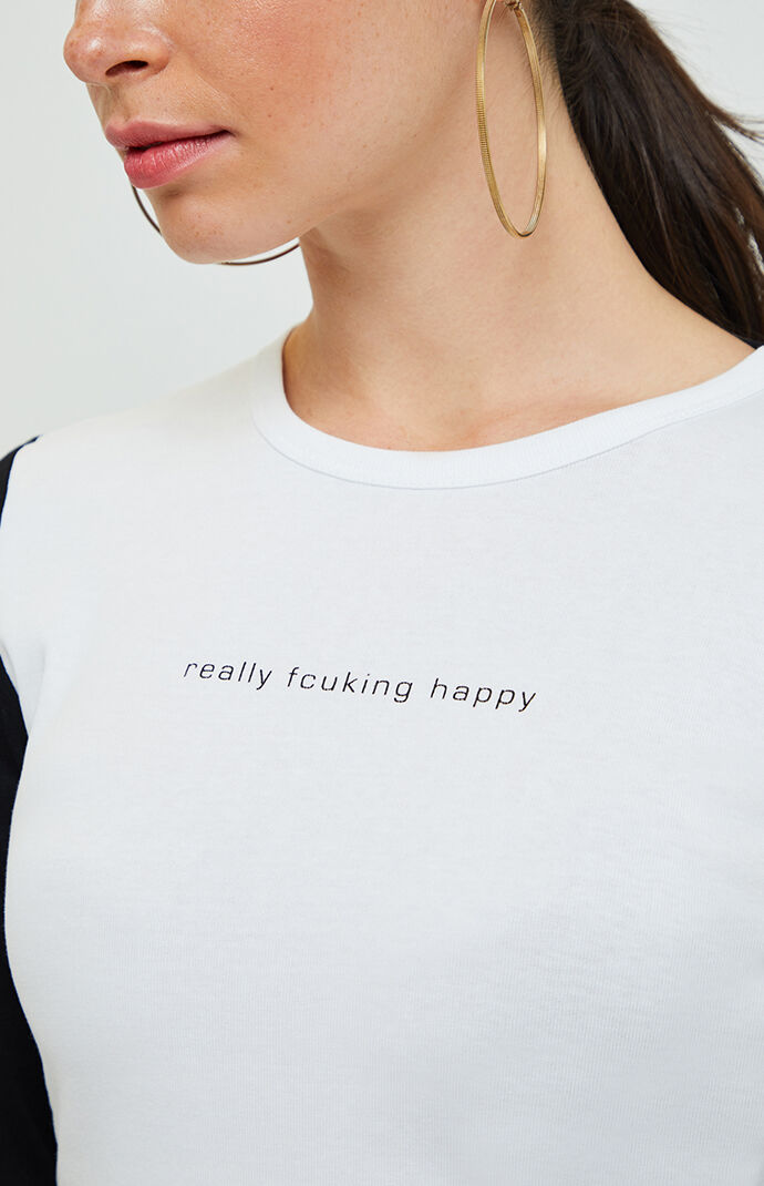 Really FCUKing Happy Long Sleeve T-Shirt