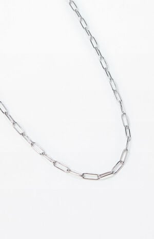 Double Paperclip Necklace Off-White Jewelry Other Jewelry Silver
