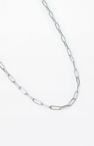 Paperclip Chain Necklace image number 2