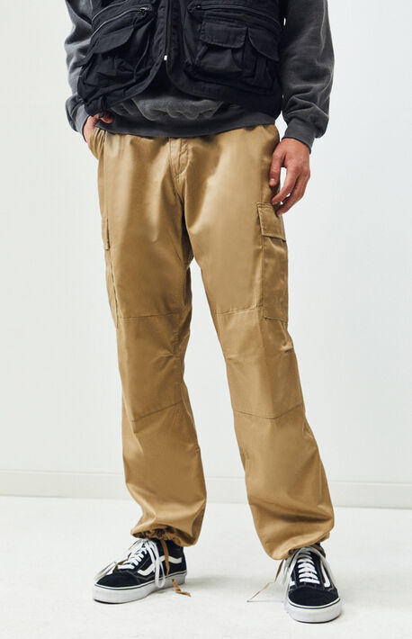 baggy khaki cargo pants for mens
