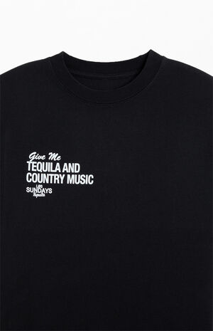 Black The Tequila & Country Music T-Shirt image number 3
