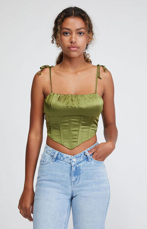 Tie Strap Corset Top image number 1