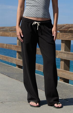 Black Anastasia Baggy Sweatpants image number 2