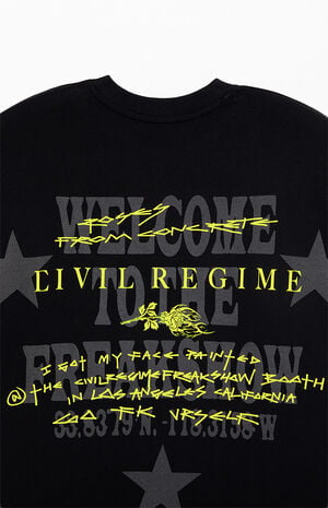 Black Welcome to the Show Acot T-Shirt image number 4