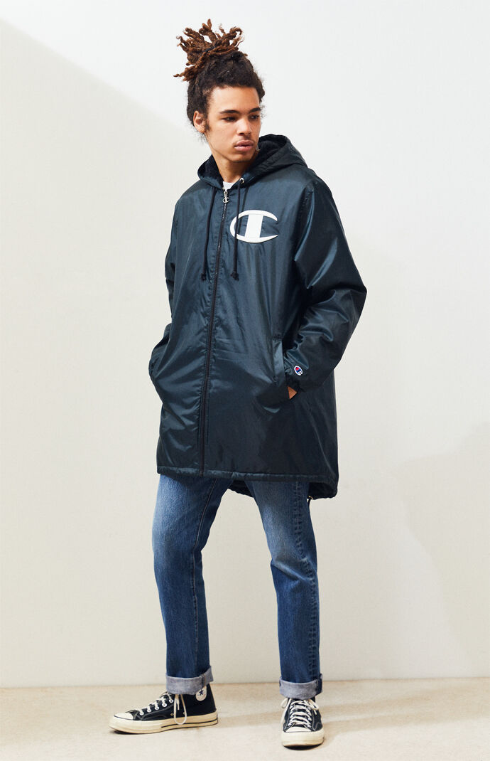 Champion sherpa lined stadium jacket