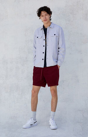 Zinfandel Corduroy Volley Shorts Zinfandel Corduroy Volley Shorts image number null