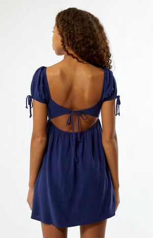 Open Back Babydoll Mini Dress image number 5