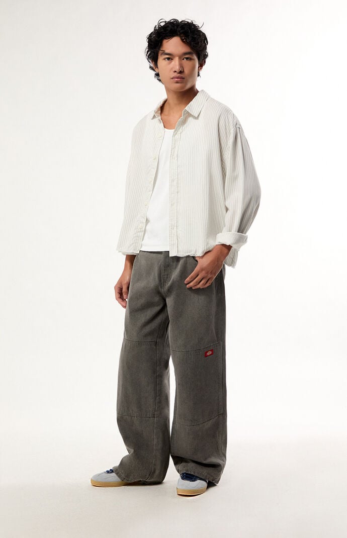 Dickies Gray Double Knee Loose Straight Jeans