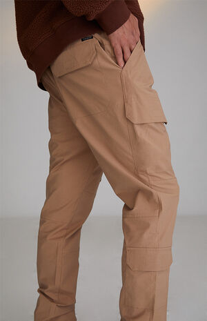 Khaki Slim Cargo Pants image number 5