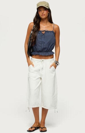 Tohar Keyhole Tie Front Top image number 5