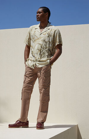 Brown Zip Off Cargo Pants image number 1
