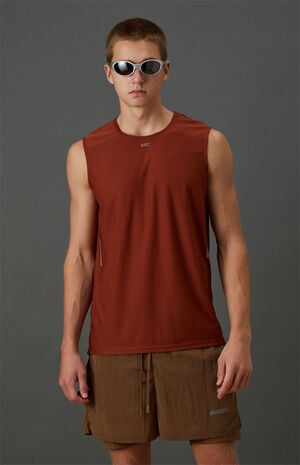 Active Burnt Orange Performance Tank Top image number 3