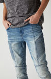 Light Biker Stacked Skinny Jeans Light Biker Stacked Skinny Jeans image number null