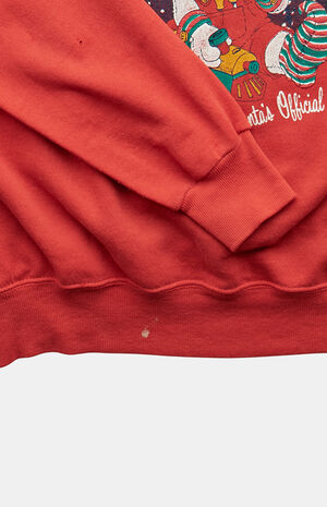 80s Santa Official Helper Crew Neck Sweatshirt image number 4