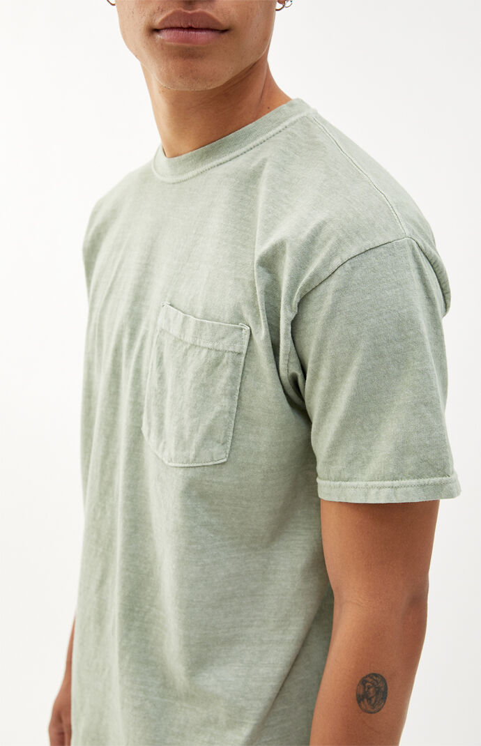 Sage Vintage Wash Pocket T-Shirt