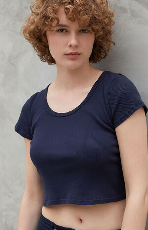 Blue Zelly Basic T-Shirt image number 1