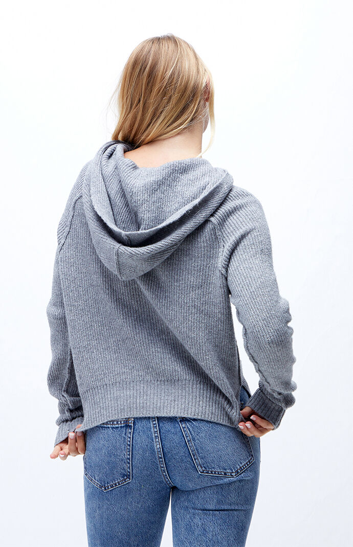 Free People Women's Mesmerize Hoodie in Heather Grey - Size Small