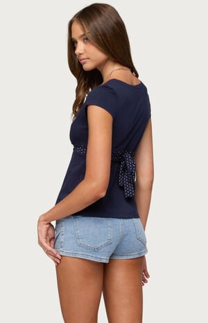 Indygo Polka Dot Top image number 3