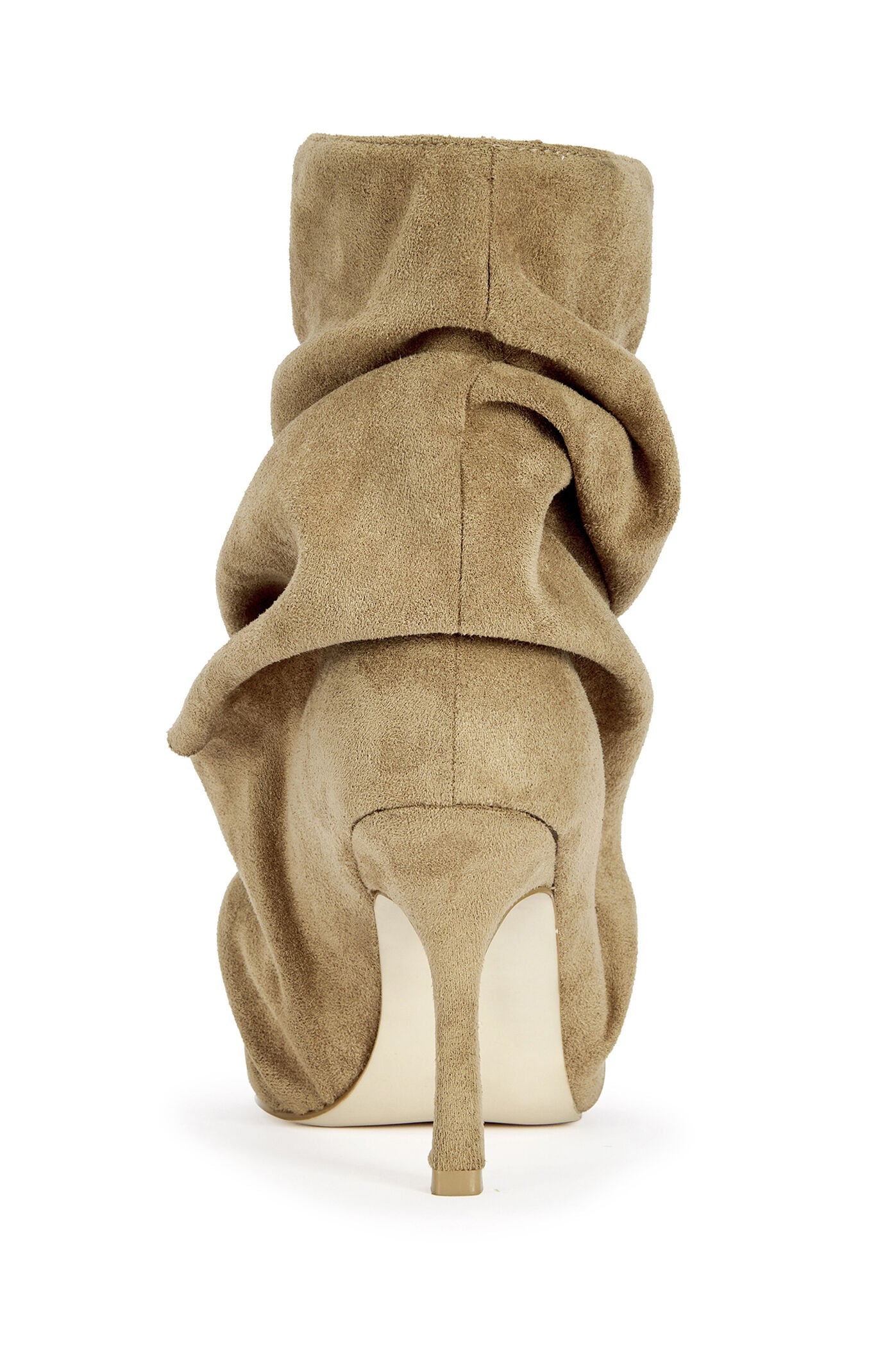 AZALEA WANG Women's Light Brown Apex Stiletto Booties