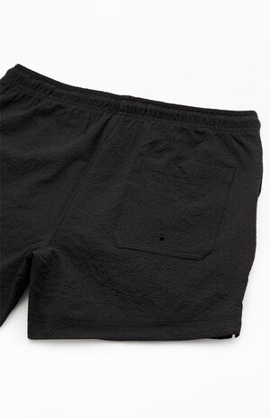 Sail Black Seersucker 4.5'' Swim Trunks image number 4