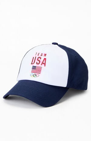 Milano Cortina Team USA Embroidered Snapback Hat image number 4