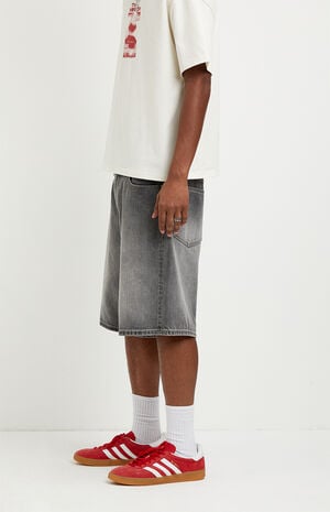 Parker Baggy Jean Shorts Black Wash image number 3