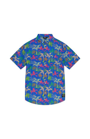 Blue Oden Miami Palms AOP Camp Shirt