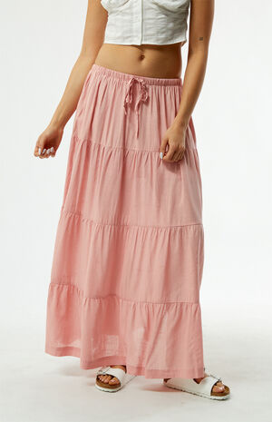 Classic Tiered Maxi Skirt image number 1