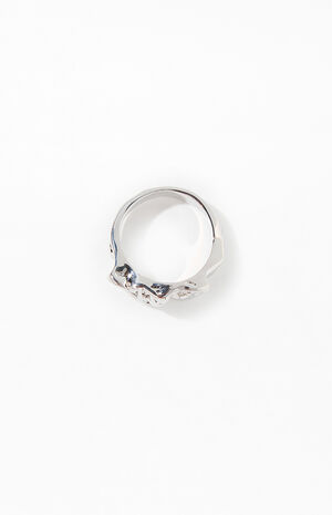 Silver Hammered Ring image number 2