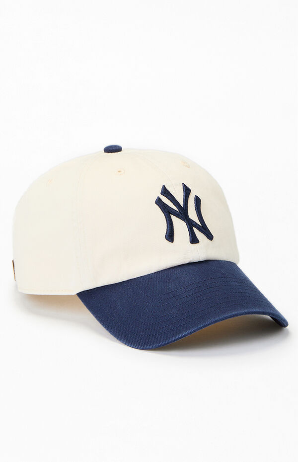 47 Brand Cream New York Yankees Strapback Dad Hat