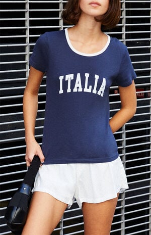 Hailie Italia Ringer T-Shirt image number 1