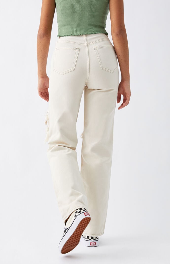 Off white hot sale boyfriend jeans