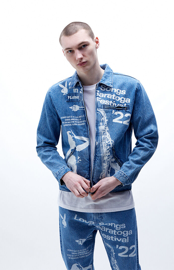 Pacsun black jean jacket 2025