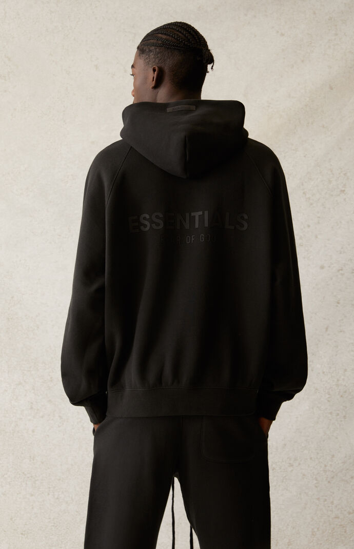 fear of god essentials knit hoodie sizing