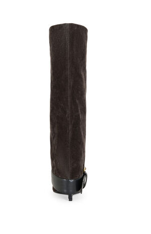 Antonina Brown Wedge Tall Boots image number 3