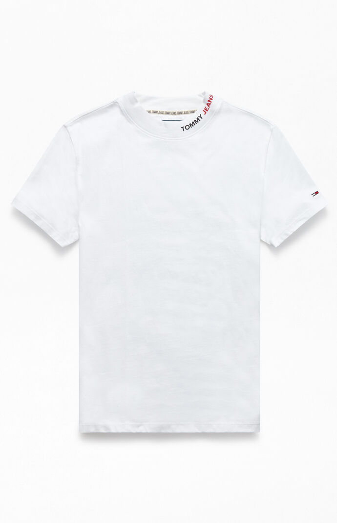Tommy Jeans High Neck T-Shirt at PacSun.com