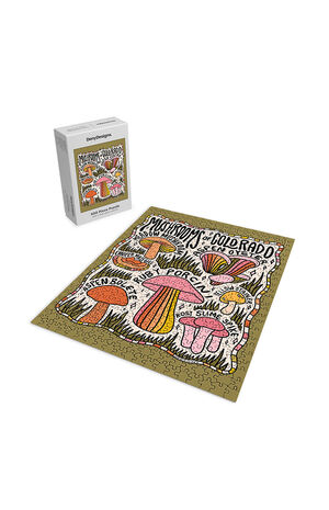 Doodle By Meg Mushrooms Of Colorado Jigsaw Puzzle image number 2