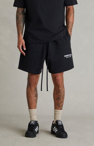 Vintage Black Classic Sweat Shorts image number 3