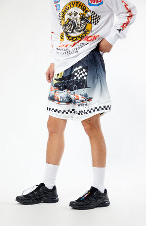 Prism Racing Checkered Mesh Shorts image number 3