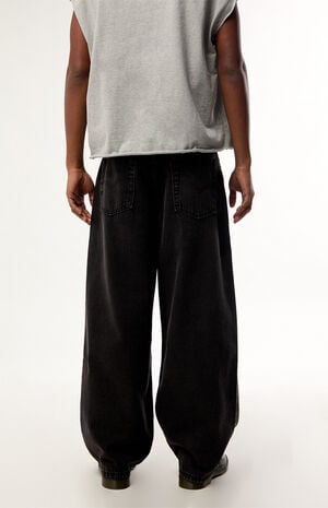 Black Extra Baggy Jeans image number 3