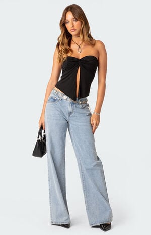 Edikted Twisted Split Front Tube Top | PacSun
