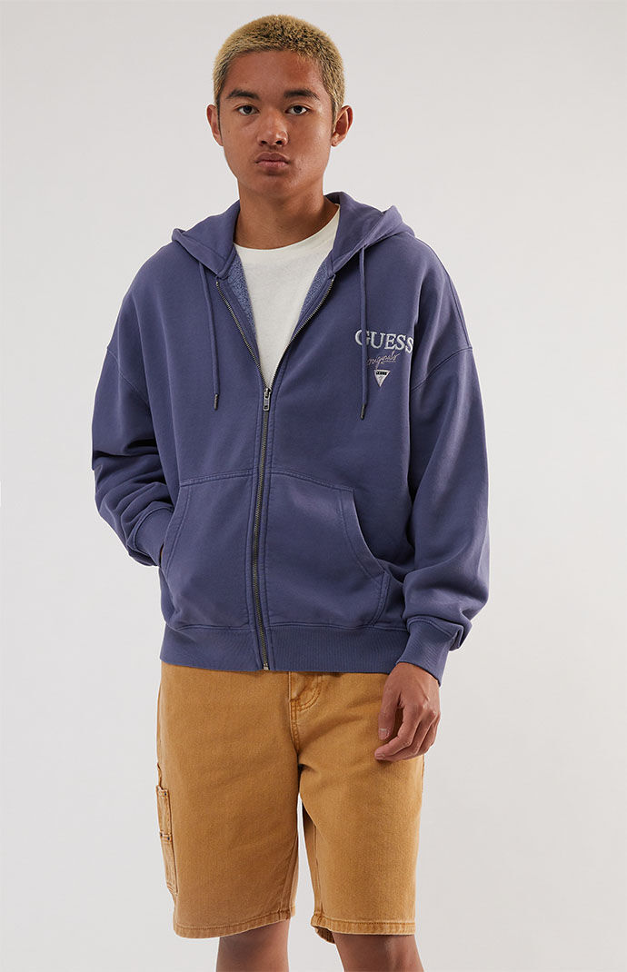 GUESS Originals Washed Full Zip Hoodie PacSun