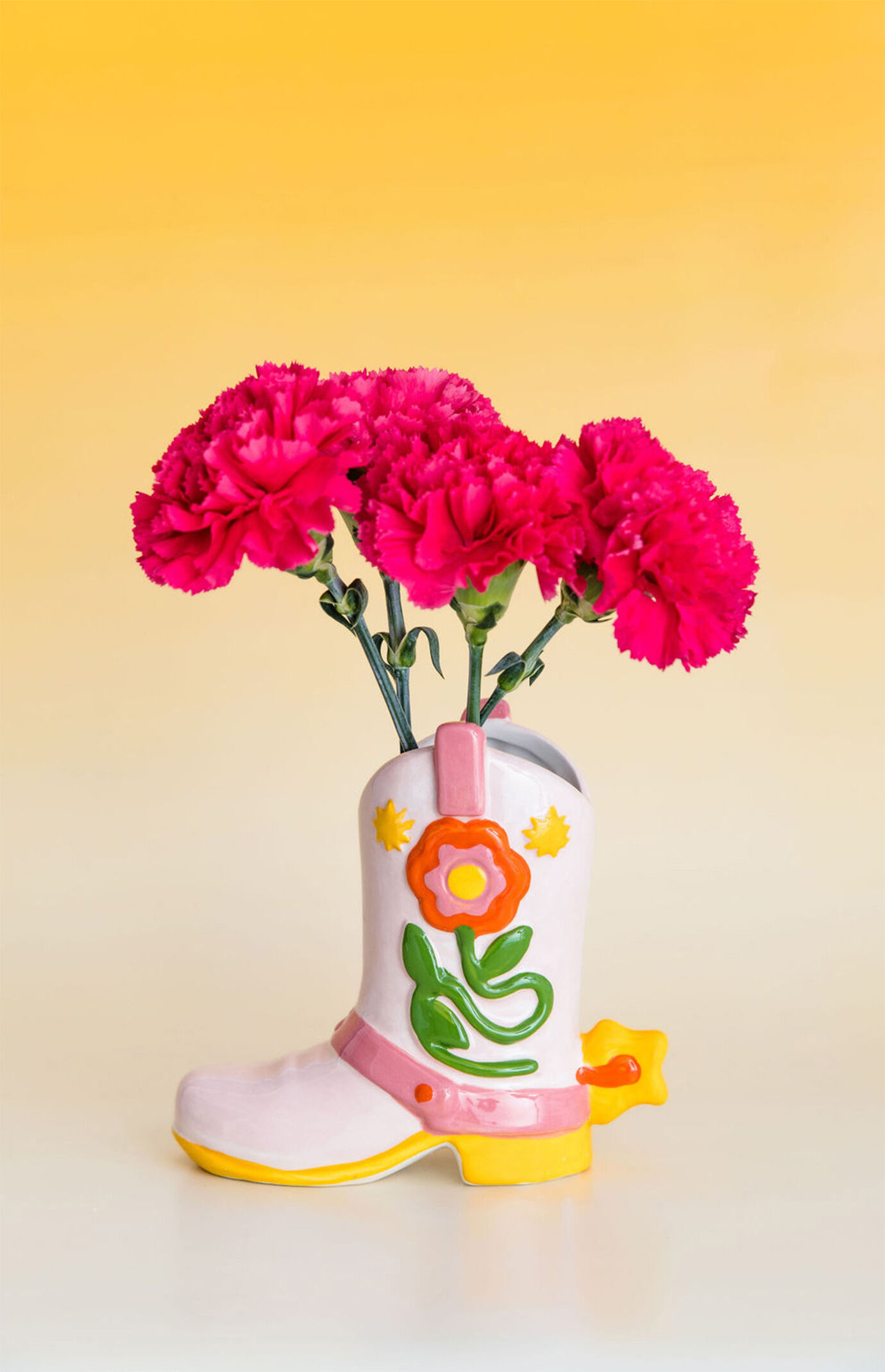 ban.do Giddy Up Cowboy Boot Vase