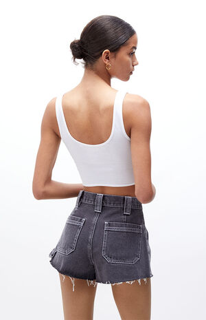 Black Carpenter Shorts image number 4