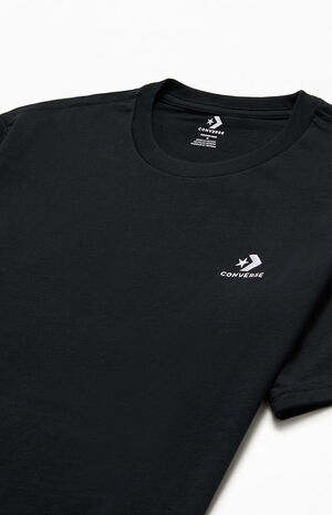 Black Go-To Embroidered Star Chevron Standard Fit T-Shirt image number 2