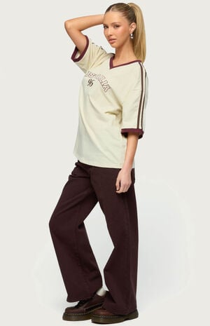 Australia 96 Contrast Oversized T-Shirt image number 4