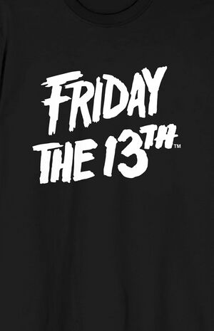 Friday The 13th 3D Logo T-Shirt image number 2