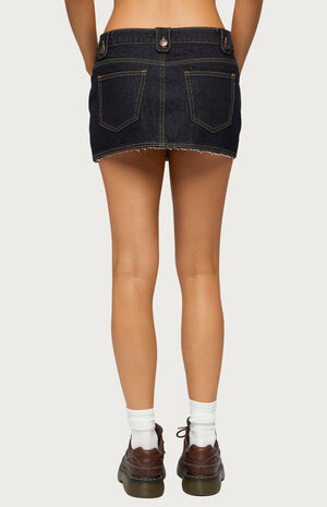 Noura Denim Mini Skirt image number 3