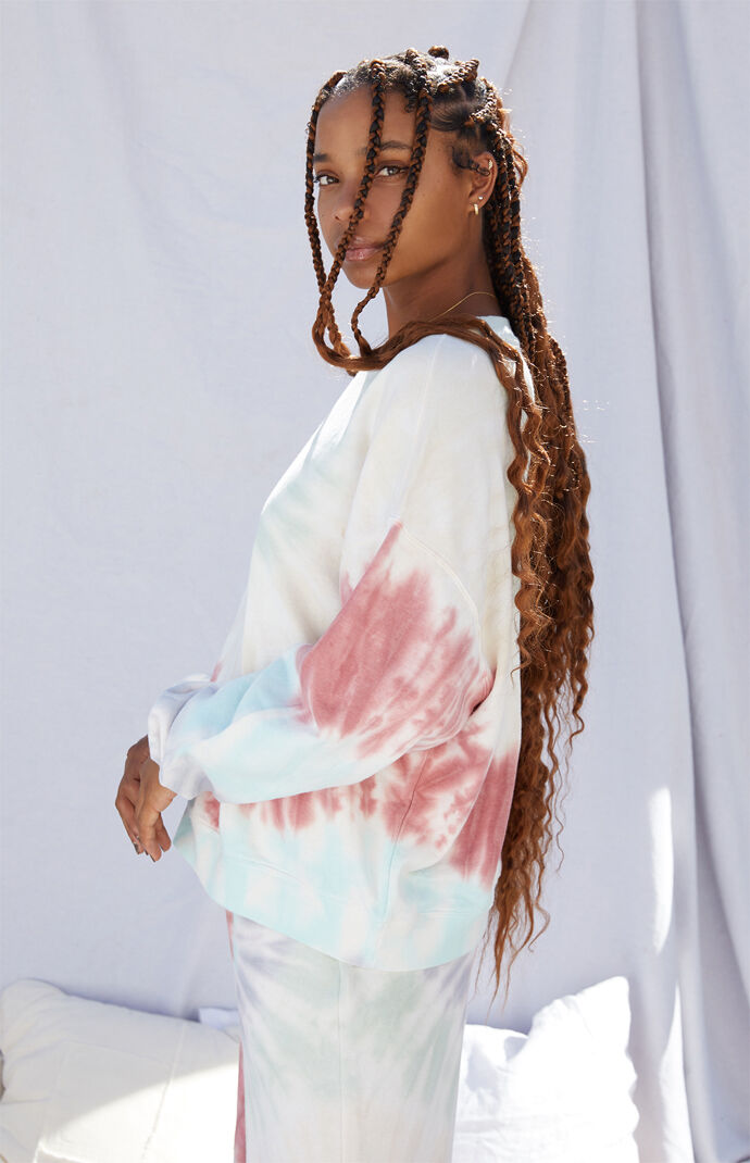 Tie-Dyed Campus Sweatshirt