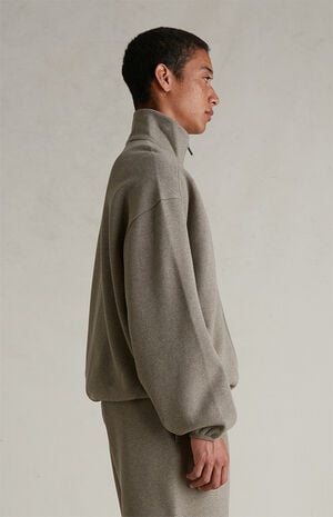 Homestead Heather Modern Fleece Track Jacket image number 3
